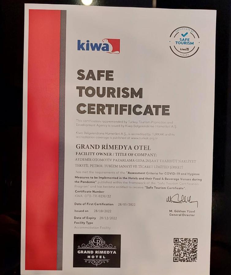 Grand Rimedya Hotel Mudanya Bursa Eksteriør billede